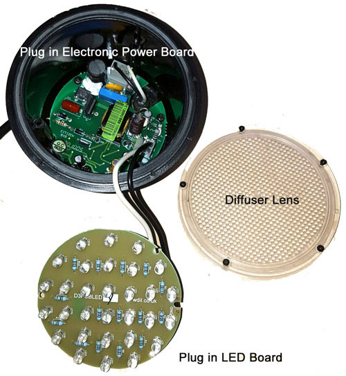 D3 Traffic Light - LED Module component parts