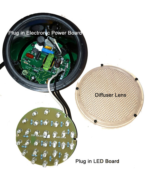 D3 Traffic Light - LED Module component parts